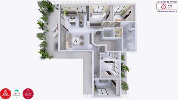 Terrassenwohnung in 2410 Hainburg an der Donau 1