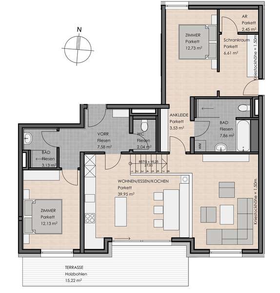 Dachgeschosswohnung in 5733 Bramberg am Wildkogel 5