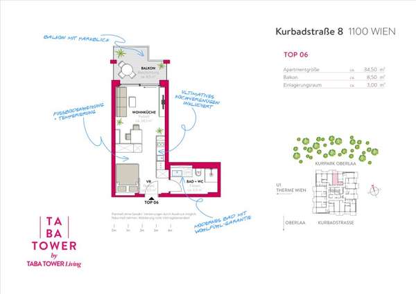 Apartement in 1100 Wien 20