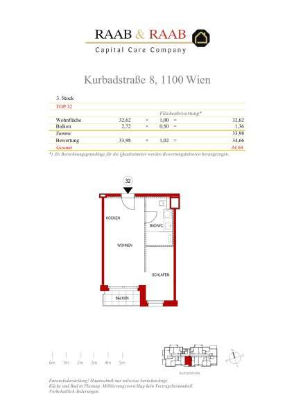 Eigentumswohnung in 1100 Wien 2